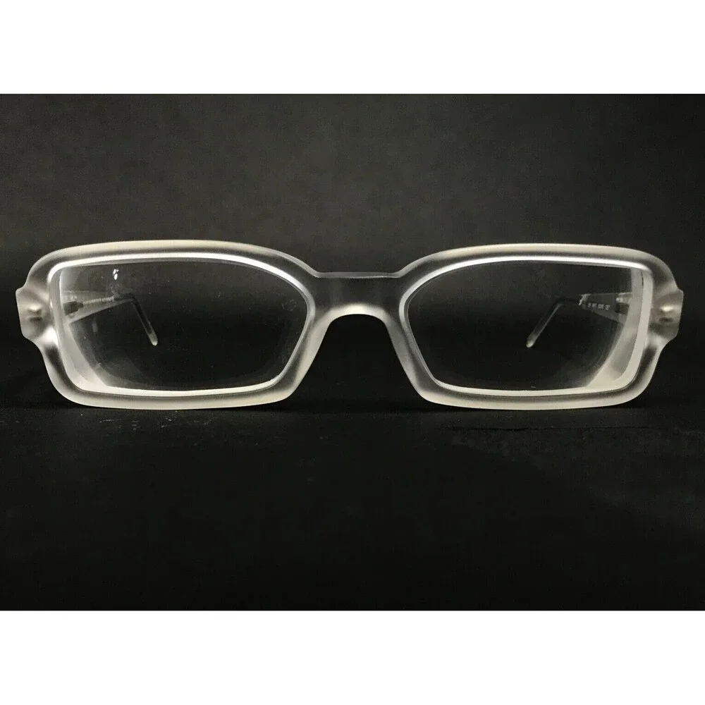 Emporio Armani Eyeglasses Frames 656 066-S Frosted Clear Rectangular 50-16-135